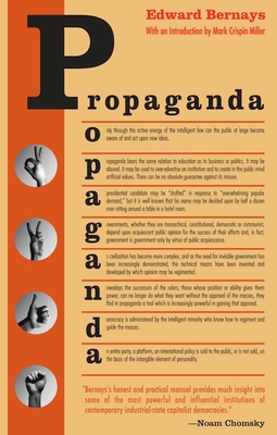 Propaganda by Edward Bernays Book cover.
